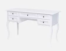 Стол письменный "Мой Дядя большой" (цвет белый) 5 ящиков