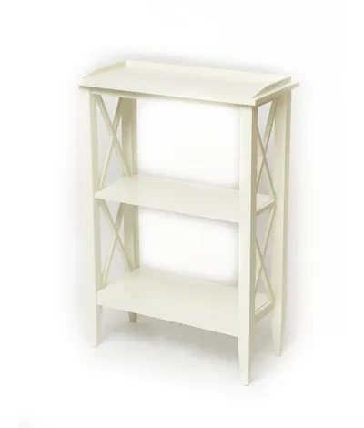 Стеллаж "Каверин-3" (цвет "Слоновая кость") "Tadorna Furniture"