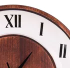Часы керамические, деревянные, с римскими цифрами "Tadorna Furniture"