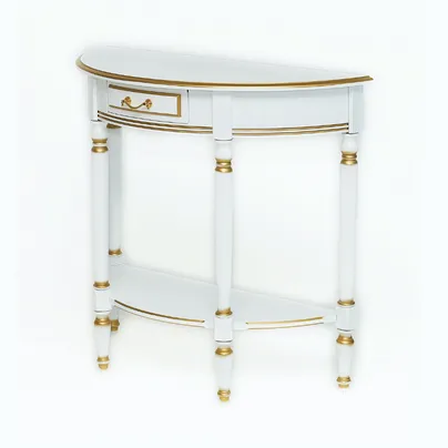 Консоль "Арина" (цвет белый с "золотой" патиной) "Tadorna Furniture"