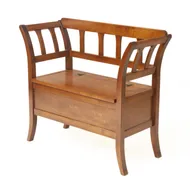 Скамейка "Бабариха малая" (цвет "Испанский орех") "Tadorna Furniture"