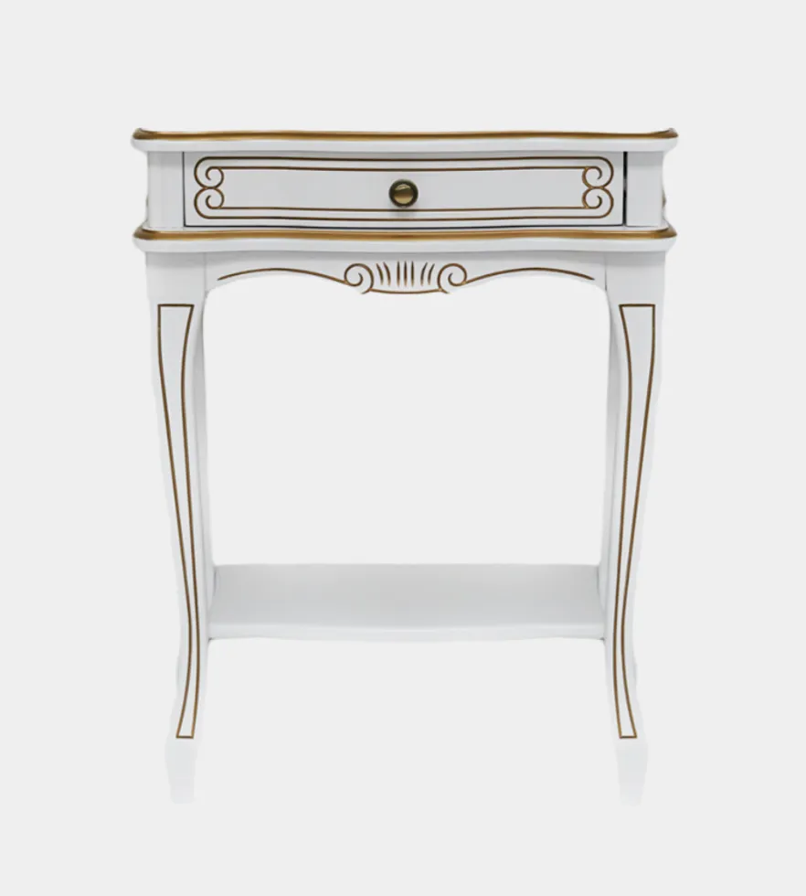 Подставка "Лиза-1" (цвет белый с "золотой" патиной) "Tadorna Furniture"