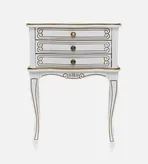 Подставка "Лиза-3" (цвет белый с "золотой" патиной) "Tadorna Furniture"