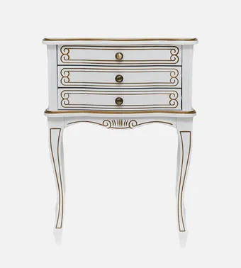 Подставка "Лиза-3" (цвет белый с "золотой" патиной) "Tadorna Furniture"