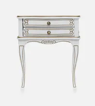 Подставка "Лиза-2" (цвет белый с "золотой" патиной) "Tadorna Furniture"