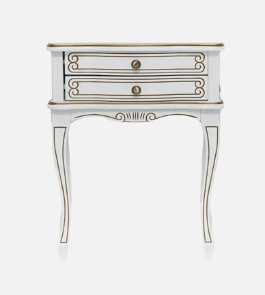 Подставка "Лиза-2" (цвет белый с "золотой" патиной) "Tadorna Furniture"