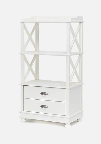 Стеллаж "Трике-3" (цвет "Слоновая кость") "Tadorna Furniture"