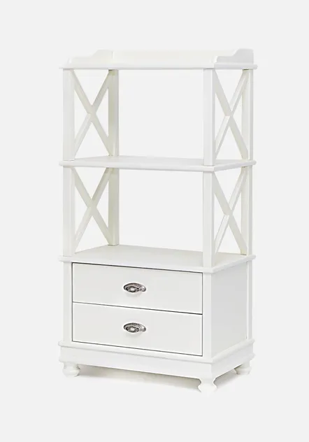 Стеллаж "Трике-3" (цвет "Слоновая кость") "Tadorna Furniture"