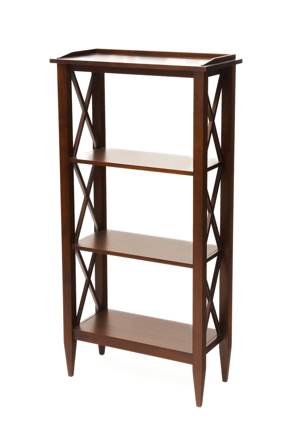 Стеллаж "Каверин-4" (цвет "Орех") "Tadorna Furniture"