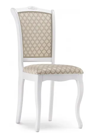 Стул классический "Луиджи" (цвет Белый / Бежевый) "Tadorna Furniture"