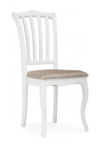 Стул классический "Виньетта" (Белый / Бежевый) "Tadorna Furniture"