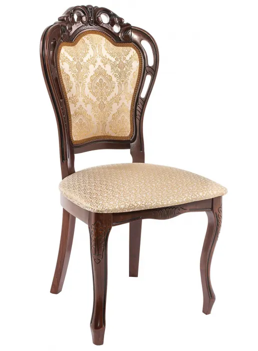 Стул классический "Бронте" (цвет Вишня / Бежевый) "Tadorna Furniture"