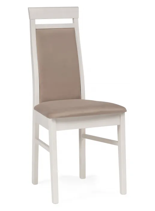 Стул классический "Амиата" (Молочный / Бежевый велюр) "Tadorna Furniture"
