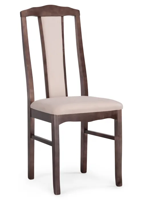 Стул классический "Гроджин" (цвет Орех / Бежевый) "Tadorna Furniture"