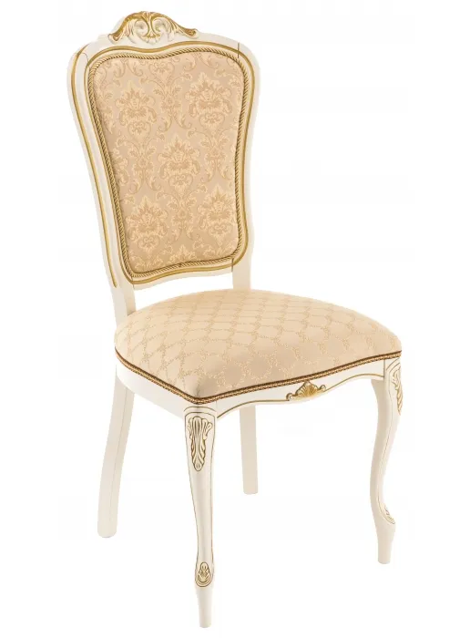 Стул классический "Руджеро" (цвет бежевый с "золотой" патиной) "Tadorna Furniture"
