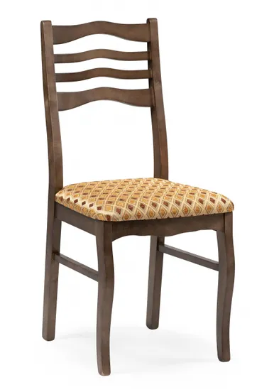 Стул классический "Амадиу" (цвет Темно-коричневый / Бежевый) "Tadorna Furniture"