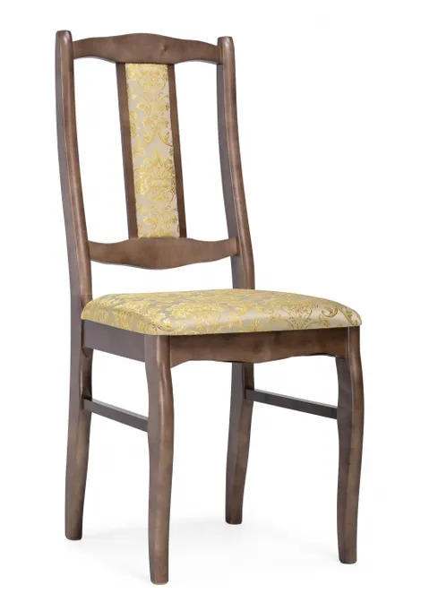 Стул классический "Киприан" (цвет Орех / Бежевый) "Tadorna Furniture"
