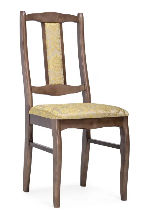 Стул классический "Киприан" (цвет Орех / Бежевый) "Tadorna Furniture"