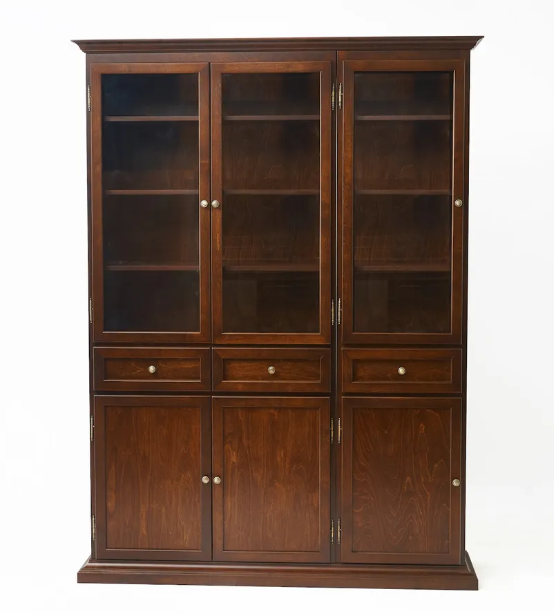 Шкаф-стенка "Онегин-257-157" цвет Орех "Tadorna Furniture"