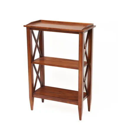 Стеллаж "Каверин-3" (цвет "Испанский орех") "Tadorna Furniture"