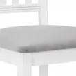 Стул классический "Фрезино" (Белый / Серый велюр) "Tadorna Furniture"