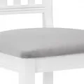 Стул классический "Фрезино" (Белый / Серый велюр) "Tadorna Furniture"