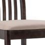 Стул классический "Рейнир" (Орех / Бежевый велюр) "Tadorna Furniture"