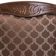 Стул классический "Клето-П" с подлокотниками (Орех / коричневый) "Tadorna Furniture"