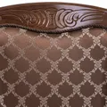 Стул классический "Клето-П" с подлокотниками (Орех / коричневый) "Tadorna Furniture"