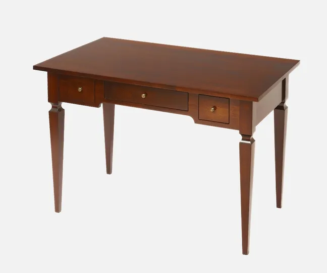 Стол письменный "Ленский" (цвет "Орех") 3 ящика