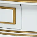 Консоль "Арина" (цвет белый с "золотой" патиной) "Tadorna Furniture"