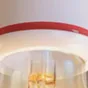 Светильник керамический с красным декором "Tadorna Furniture"