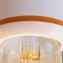 Светильник керамический с оранжевым декором "Tadorna Furniture"