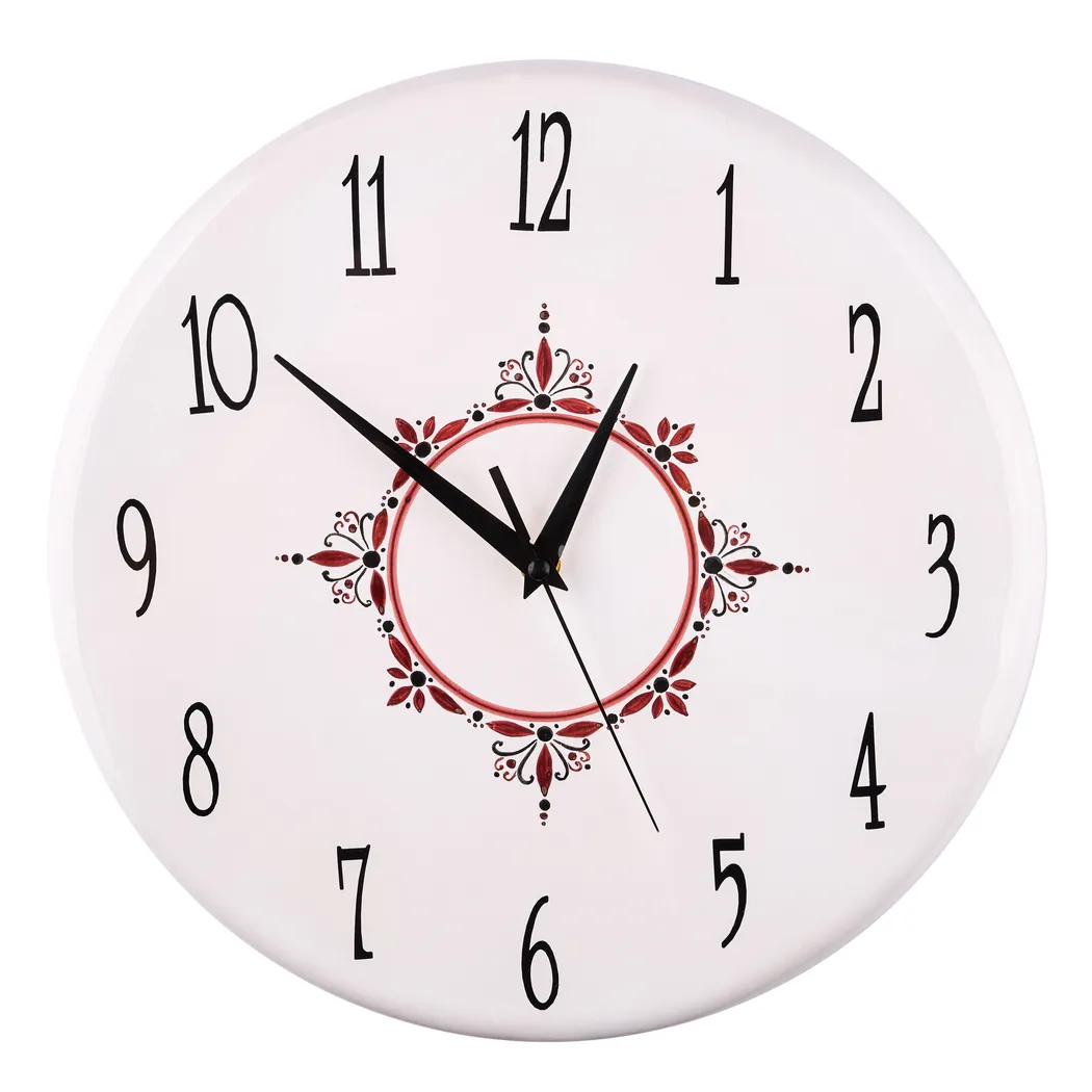 Часы керамические, с арабскими цифрами "Tadorna Furniture"