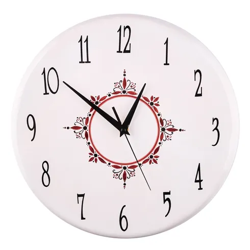 Часы керамические, с арабскими цифрами "Tadorna Furniture"