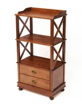 Стеллаж "Трике-3" (цвет "Испанский орех") "Tadorna Furniture"