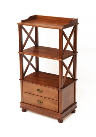Стеллаж "Трике-3" (цвет "Испанский орех") "Tadorna Furniture"