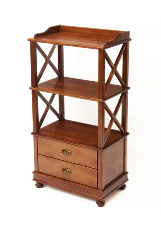 Стеллаж "Трике-3" (цвет "Испанский орех") "Tadorna Furniture"
