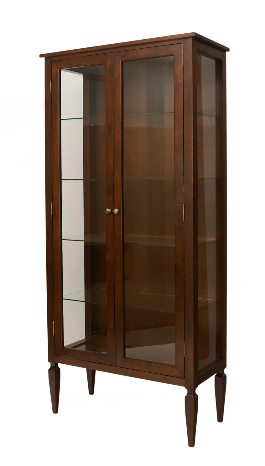 Витрина "800А" (цвет "Орех") "Tadorna Furniture"